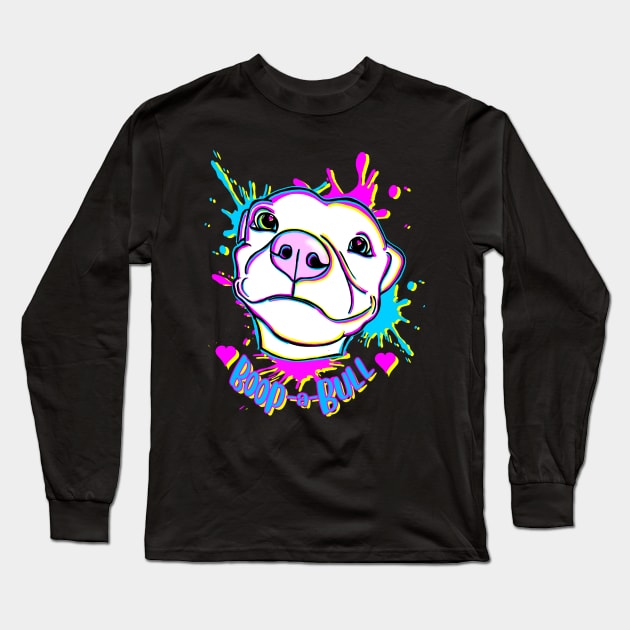 Pittie Boop-a-Bull 2 Long Sleeve T-Shirt by heathengirl64